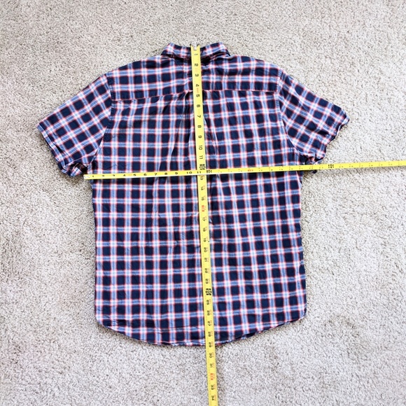 Tommy Hilfiger Button Up Shirt Custom Fit Plaid - Picture 7 of 11